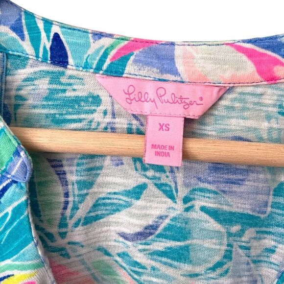 Lilly Pulitzer Shay Dress in Bennet Blue Celestial Seas in Size XS - Picture 10 of 10